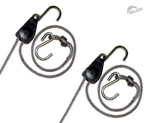 Seals  14' Rope Ratchet Tie-Downs (pair)  BestCoast Outfitters 