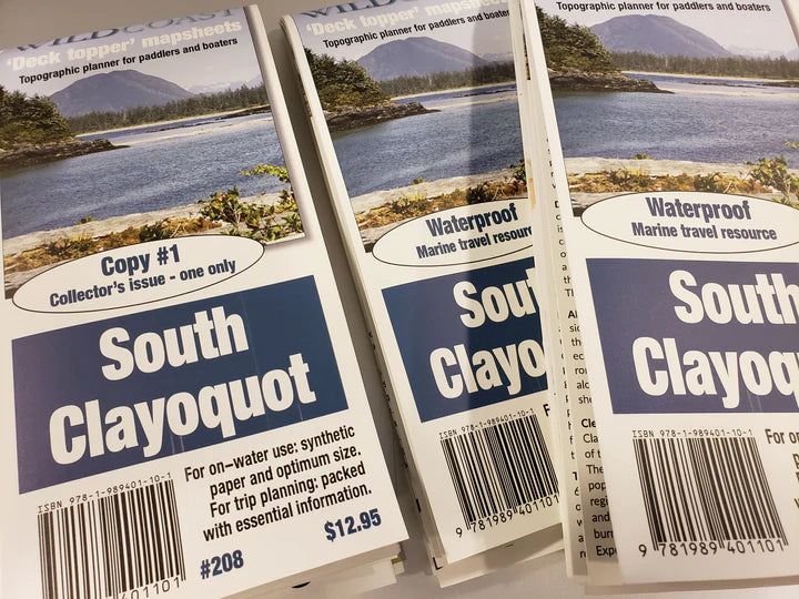   208 South Clayoquot Sound Kayaking and Boating Map  BestCoast Outfitters 