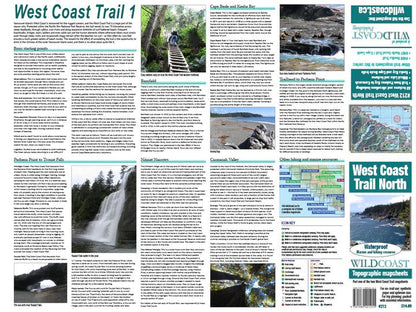   212 West Coast Trail North Trail and Marine Map  BestCoast Outfitters 