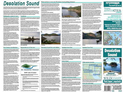   232 Desolation Sound Kayaking and Boating Map  BestCoast Outfitters 