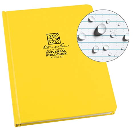 Hardcover Bound Book Yellow No. 370F-LG