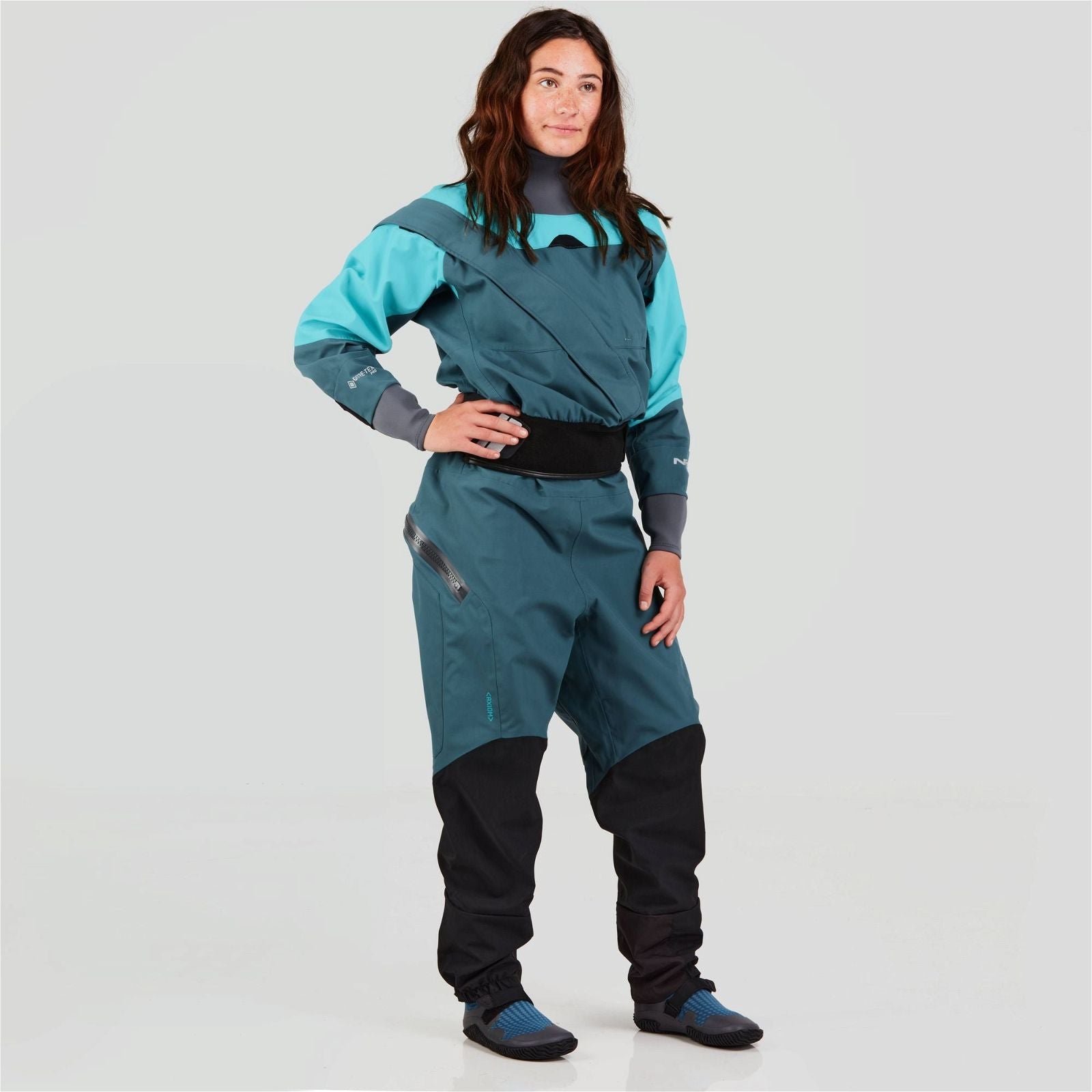   Women's Axiom GORE-TEX Pro Dry Suit Mediterranea/Aqua  BestCoast Outfitters 