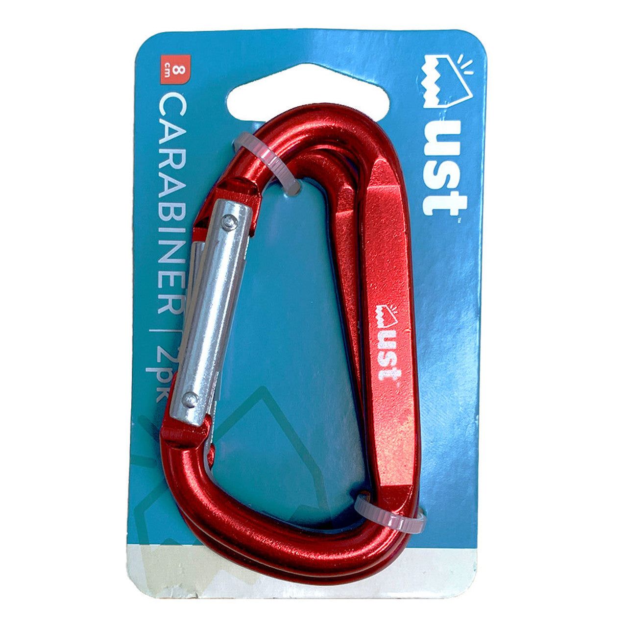 Red Pine Outdoor Equipment  Carabiner 8CM 2pk  BestCoast Outfitters 