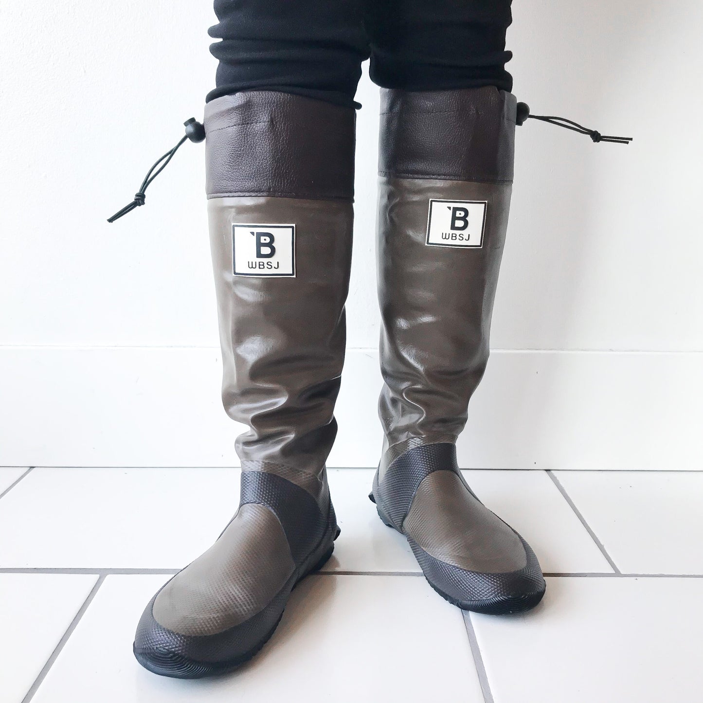 WBSJ Rain Boots Brown