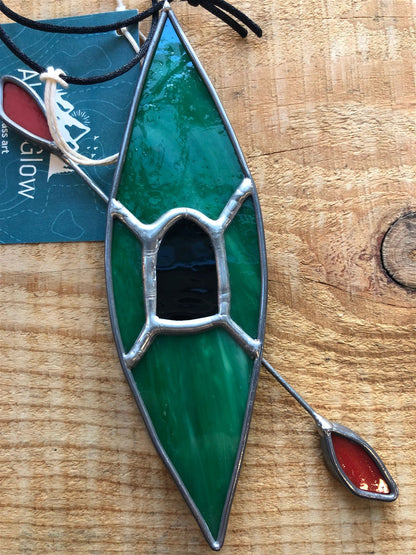   Kayak Glass Ornament  BestCoast Outfitters 