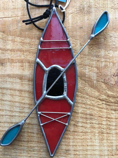   Kayak Glass Ornament  BestCoast Outfitters 