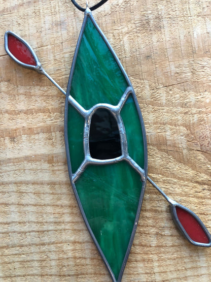   Kayak Glass Ornament  BestCoast Outfitters 